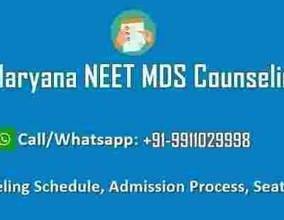 MDS Admission in Haryana