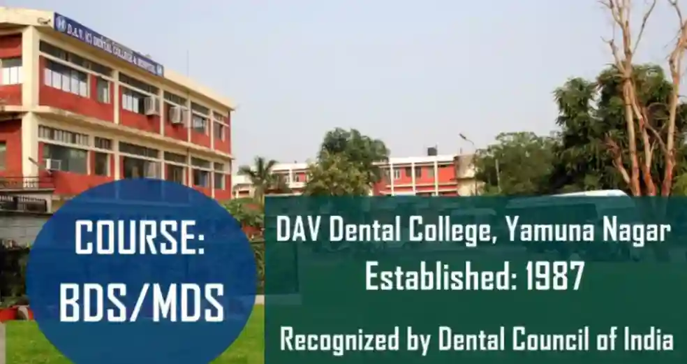 DAV Dental College Yamuna Nagar