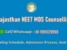 mds admission in rajasthan